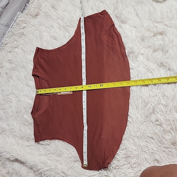 SKIMS SLEEP SUPER CROPPED TANK/SAFFRON/XL/ NWT - Picture 6 of 9